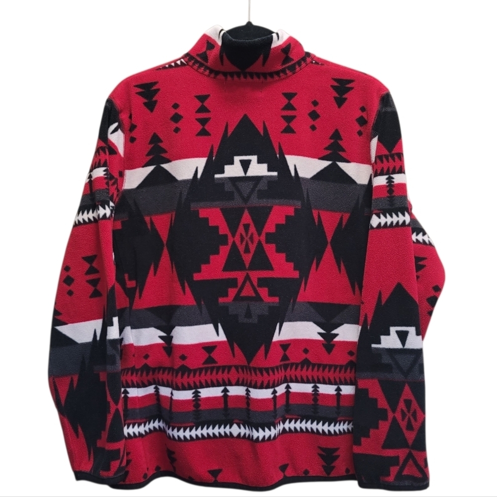 Sz 2x Lauren Active Ralph Lauren South West Tribal Fleece Full Zip Jacket - Picture 5 of 11